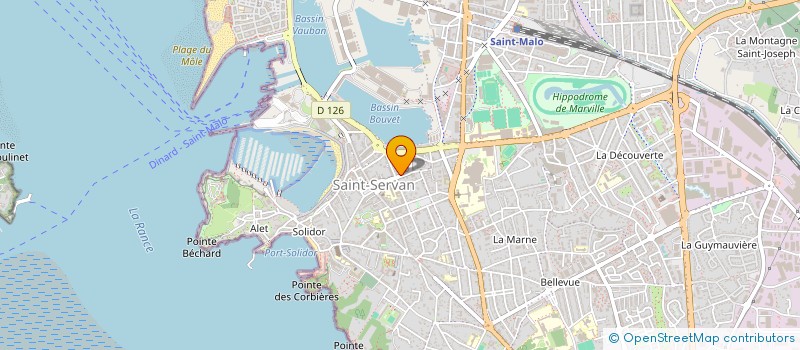 localisation de l'entreprise MONSIEUR RIADH MEBROUKI  SAINT-MALO