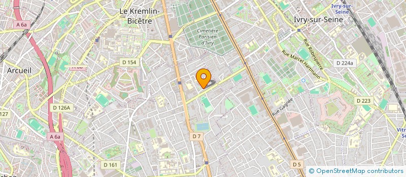 localisation de l'entreprise MONSIEUR RIADH MHIMDI  VILLEJUIF