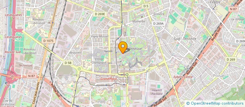 localisation de l'entreprise MONSIEUR RIADH RGUIA  GRENOBLE