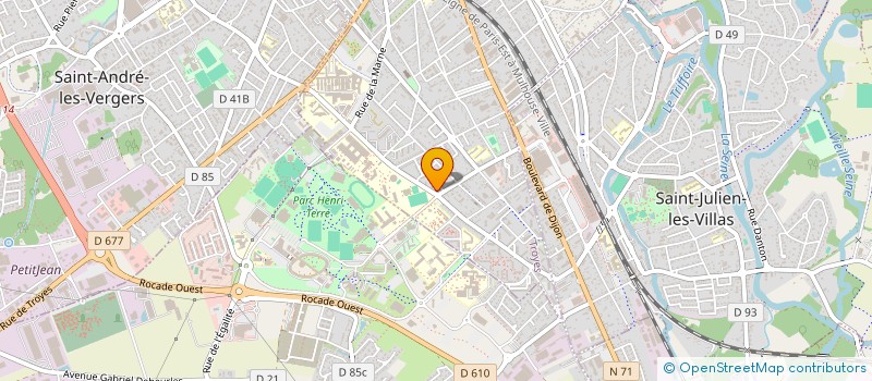 localisation de l'entreprise MONSIEUR RIADH THABET  TROYES