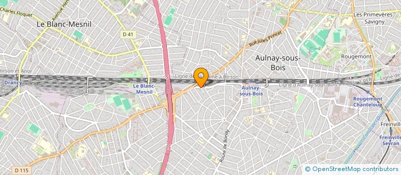 localisation de l'entreprise MONSIEUR RIADH TOUMI  AULNAY-SOUS-BOIS