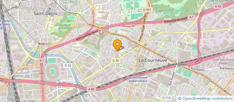 localisation de l'entreprise MONSIEUR RIADH TRINI à LA COURNEUVE