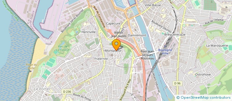 localisation de l'entreprise MONSIEUR RIADH ZOBAR  BOULOGNE-SUR-MER