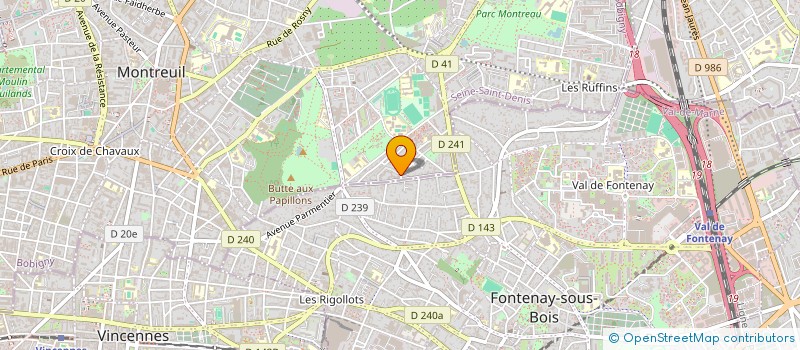 localisation de l'entreprise MONSIEUR RIAN BENDISARI à MONTREUIL
