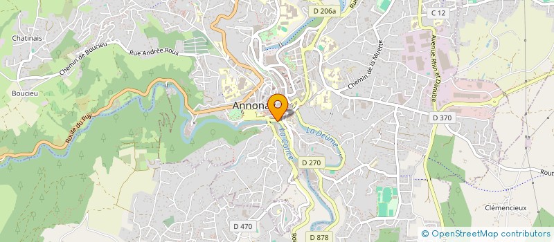 localisation de l'entreprise MONSIEUR RIAN JHUBOO à ANNONAY