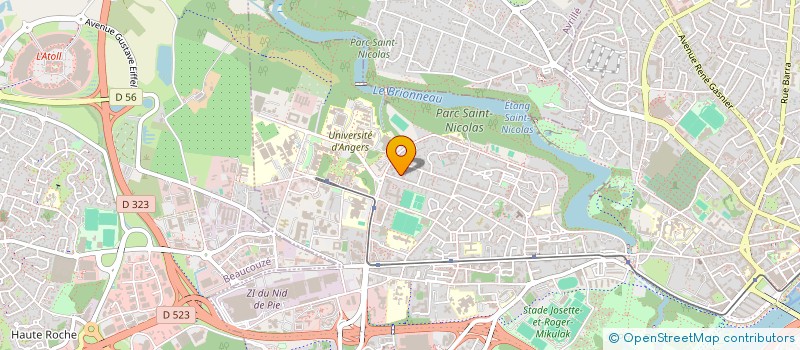 localisation de l'entreprise MONSIEUR RIAN TEHAMI à ANGERS