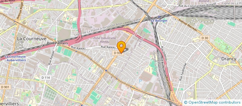 localisation de l'entreprise MONSIEUR RIAZ ORIAKHIL à LA COURNEUVE