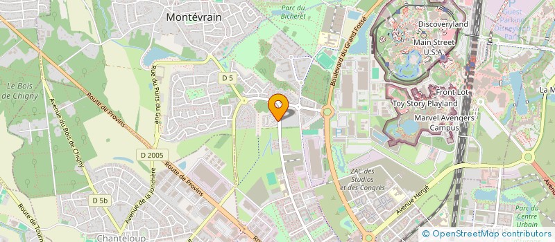 localisation de l'entreprise MONSIEUR RIAZ ZARGAI  MONTEVRAIN