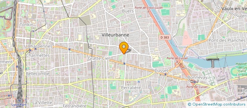 localisation de l'entreprise MONSIEUR RIBEIRO JOSE  VILLEURBANNE