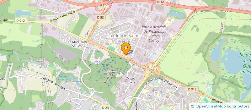 localisation de l'entreprise MONSIEUR RIBOT LOIC  ELANCOURT