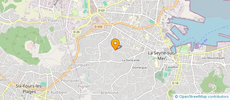 localisation de l'entreprise MONSIEUR RICAHRD CARNASCIALI à LA SEYNE SUR MER