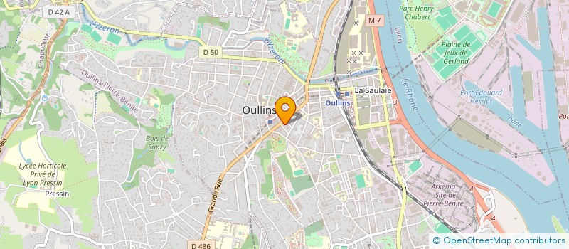 localisation de l'entreprise MONSIEUR RICARD BOBOCEL  OULLINS-PIERRE-BENITE