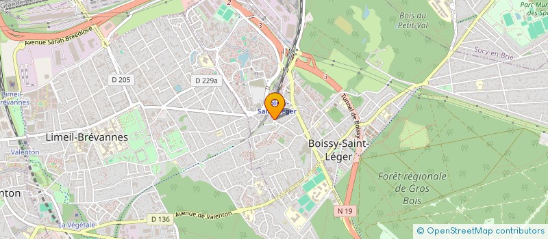 localisation de l'entreprise MONSIEUR RICARDO ANDRIAMAMONJY  BOISSY-SAINT-LEGER