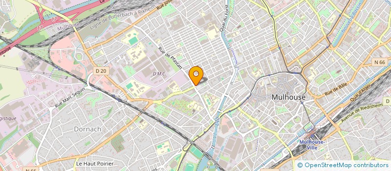 localisation de l'entreprise MONSIEUR RICARDO ANTUNES FREITAS  MULHOUSE