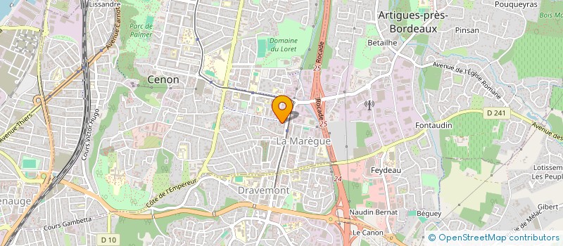 localisation de l'entreprise MONSIEUR RICARDO CAPOCHICHI  CENON