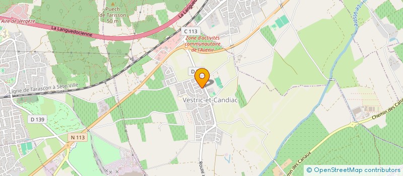 localisation de l'entreprise MONSIEUR RICARDO CARDOSO MARTINS  VESTRIC-ET-CANDIAC