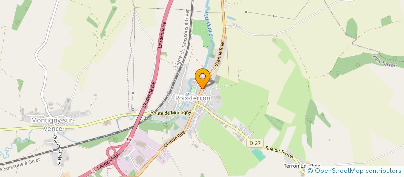 localisation de l'entreprise MONSIEUR RICARDO CATALAN DASILVA  POIX-TERRON