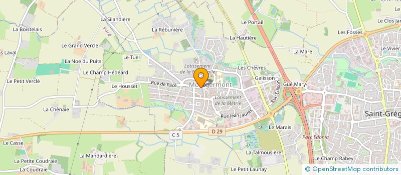 localisation de l'entreprise MONSIEUR RICARDO CHARLOTIN  MONTGERMONT