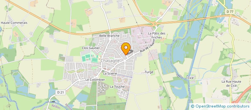 localisation de l'entreprise MONSIEUR RICARDO CIRPACI  CHAVAGNE