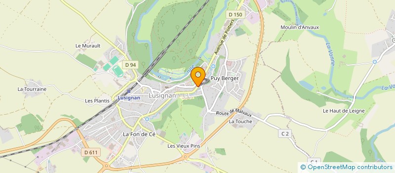 localisation de l'entreprise MONSIEUR RICARDO COVACI  LUSIGNAN