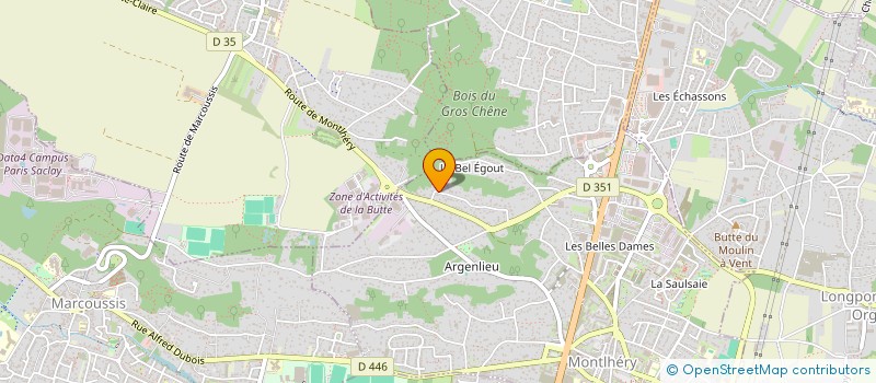 localisation de l'entreprise MONSIEUR RICARDO DA SILVA  MONTLHERY