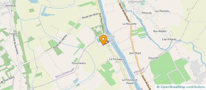 localisation de l'entreprise MONSIEUR RICARDO DE CARVHALO DIAS  ALBEFEUILLE-LAGARDE