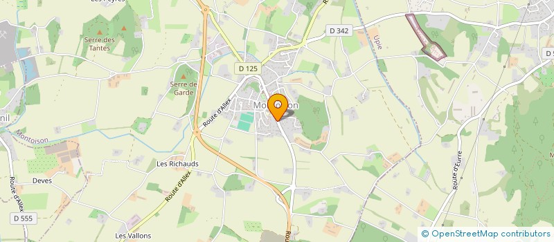 localisation de l'entreprise MONSIEUR RICARDO DOMINGUES  MONTOISON