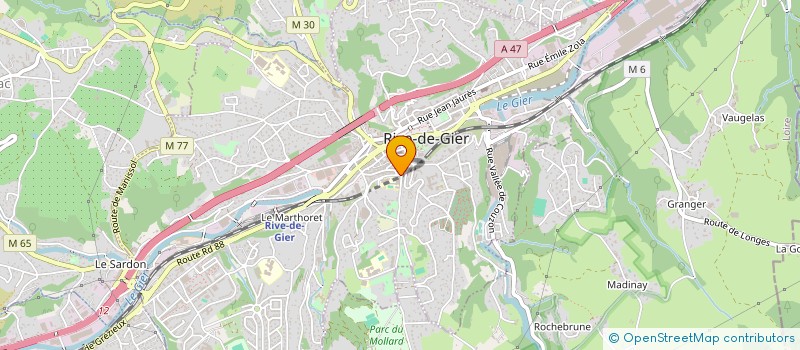 localisation de l'entreprise MONSIEUR RICARDO DOS SANTOS GALVAO  RIVE-DE-GIER