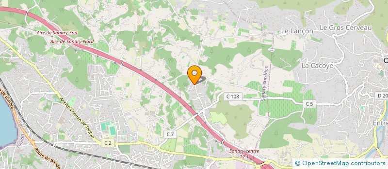 localisation de l'entreprise MONSIEUR RICARDO DOS SANTOS GONCALVES  SANARY-SUR-MER