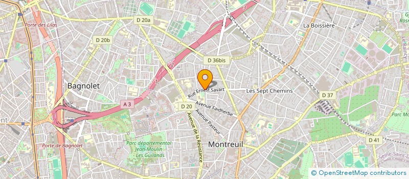 localisation de l'entreprise MONSIEUR RICARDO ESTEBAN-BLANCO à MONTREUIL