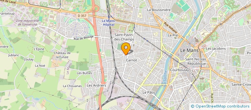 localisation de l'entreprise MONSIEUR RICARDO FERREIRA  LE MANS