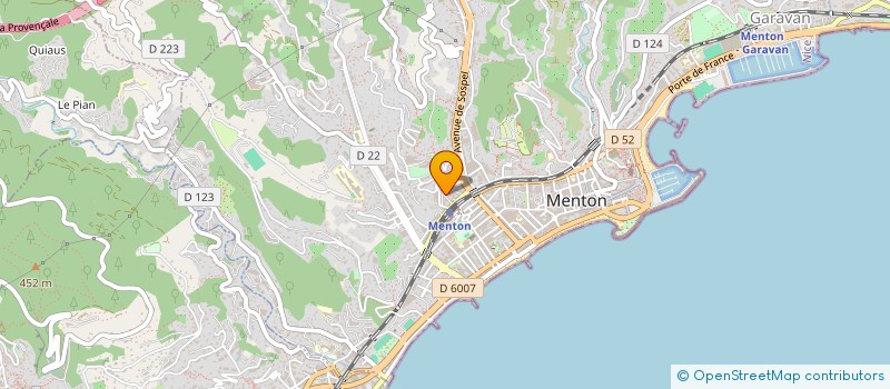 localisation de l'entreprise MONSIEUR RICARDO FERREIRA DA MAIA à MENTON