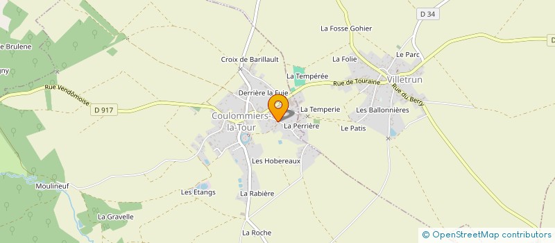 localisation de l'entreprise MONSIEUR RICARDO FERREIRA DE CASTRO  COULOMMIERS-LA-TOUR