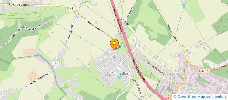 localisation de l'entreprise MONSIEUR RICARDO FITAS DE OLIVEIRA  LA VAUPALIERE