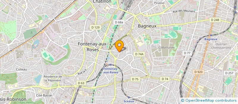 localisation de l'entreprise MONSIEUR RICARDO GERMAIN à FONTENAY-AUX-ROSES