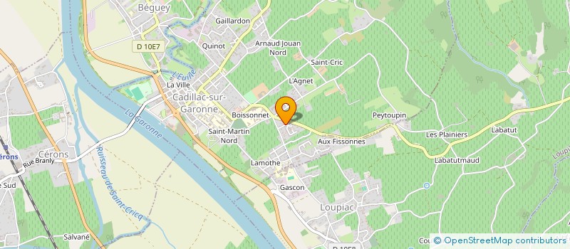 localisation de l'entreprise MONSIEUR RICARDO GOMES FERREIRA  CADILLAC-SUR-GARONNE