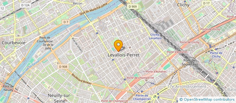 localisation de l'entreprise MONSIEUR RICARDO HUARTE SALAZAR à LEVALLOIS-PERRET