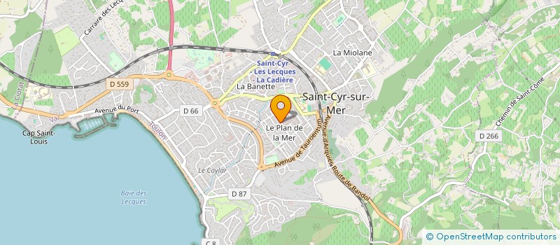 localisation de l'entreprise MONSIEUR RICARDO JORGE DA COSTA REIS  LA CIOTAT