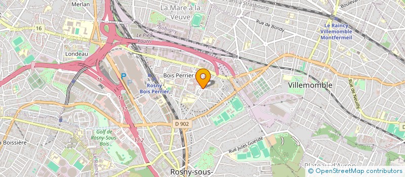 localisation de l'entreprise MONSIEUR RICARDO KERHEL à ROSNY-SOUS-BOIS