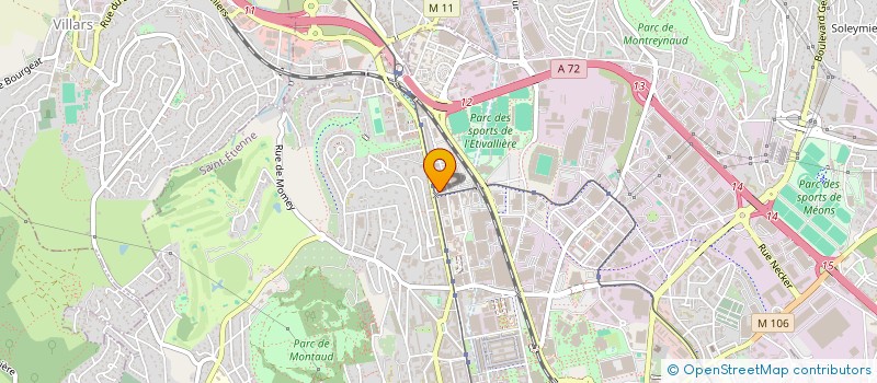 localisation de l'entreprise MONSIEUR RICARDO LOPES FERNANDES  SAINT-ETIENNE