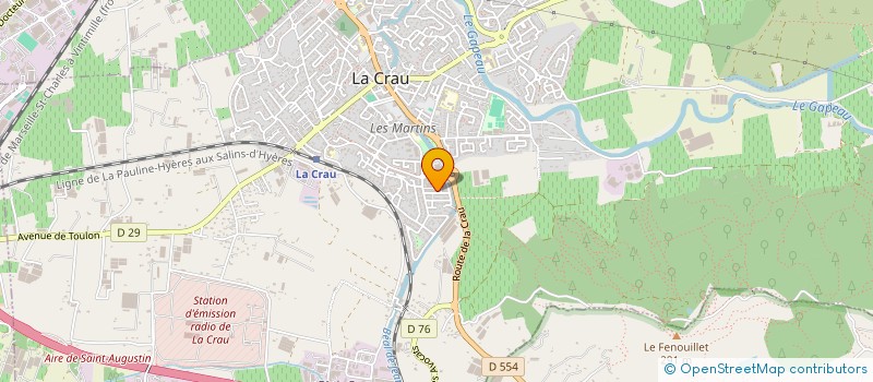 localisation de l'entreprise MONSIEUR RICARDO LOPES MACHADO à LA CRAU
