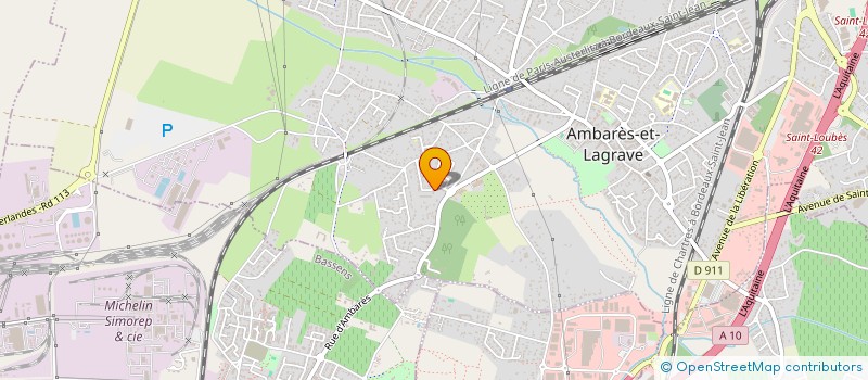 localisation de l'entreprise MONSIEUR RICARDO LOPEZ  AMBARES-ET-LAGRAVE