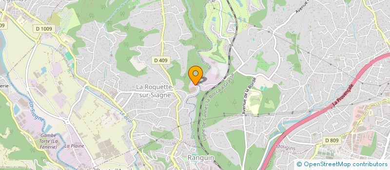 localisation de l'entreprise MONSIEUR RICARDO-MANUEL VALLEJO à LA ROQUETTE-SUR-SIAGNE