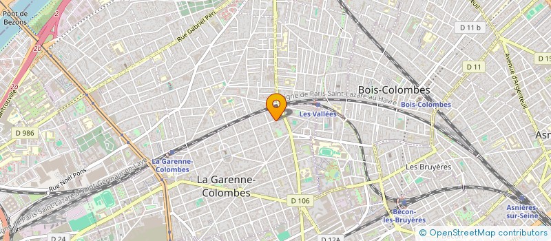 localisation de l'entreprise MONSIEUR RICARDO MEDRANO à LA GARENNE-COLOMBES