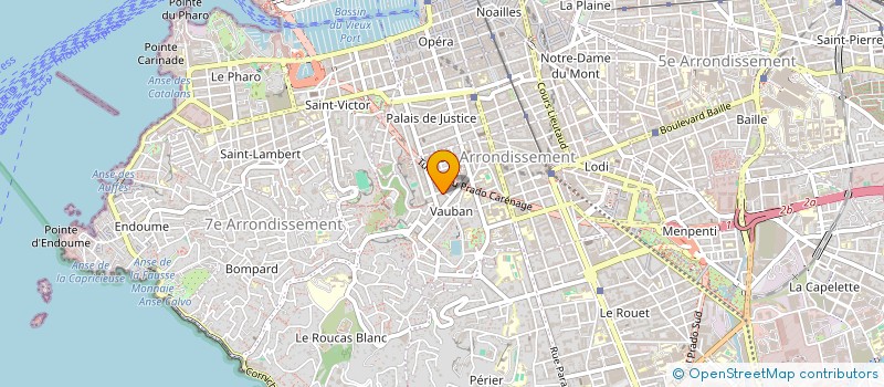 localisation de l'entreprise MONSIEUR RICARDO MERILUS  MARSEILLE