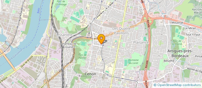 localisation de l'entreprise MONSIEUR RICARDO MIGUEL DOS SANTOS TAVARES à CENON