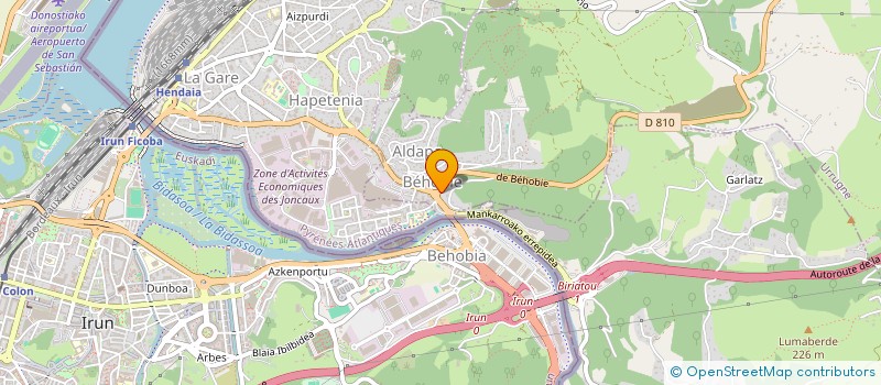 localisation de l'entreprise MONSIEUR RICARDO MIGUEL GONCALVES SOUSA  URRUGNE