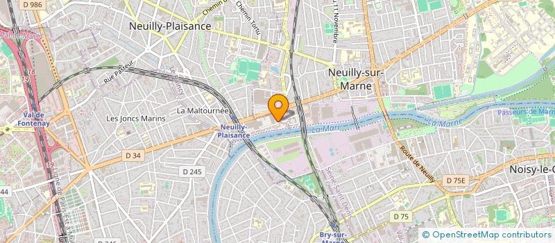 localisation de l'entreprise MONSIEUR RICARDO NDOMBE JOAO à NEUILLY-PLAISANCE