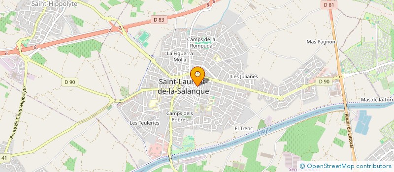 localisation de l'entreprise MONSIEUR RICARDO OBIOLS à SAINT-LAURENT-DE-LA-SALANQUE