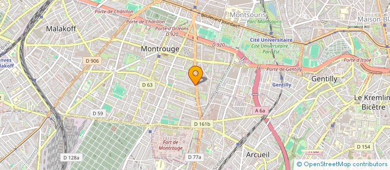 localisation de l'entreprise MONSIEUR RICARDO PEREIRA à MONTROUGE
